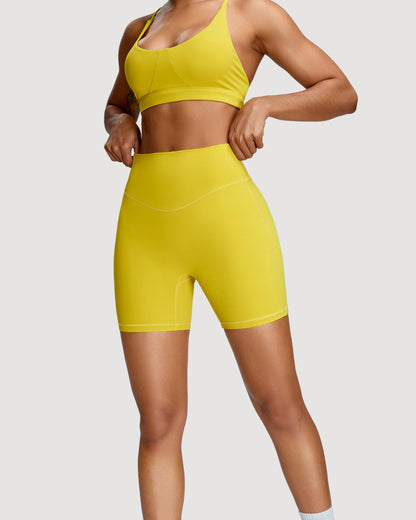 Sculpting Dynamic Stretch Yoga Shorts